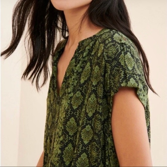 Anthropologie Rachel Tunic Dress
Green Snake Size M - Picture 4 of 10